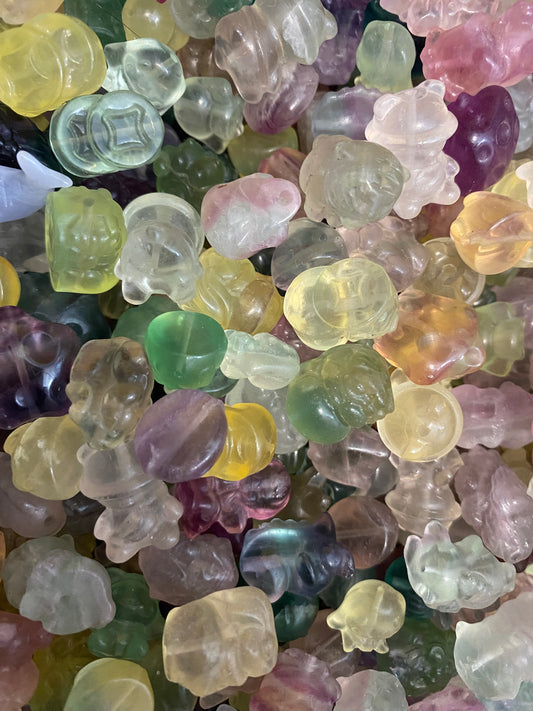Fluorite Carving Charms (Mix Shapes)